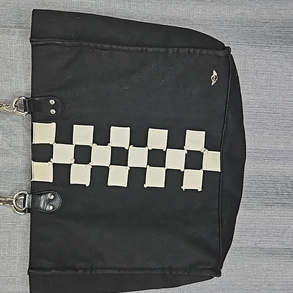 TOTE BAG -BMW PRESS MINI-BAG IN BLACK AND WHITE LARGE - Picture 2 of 8